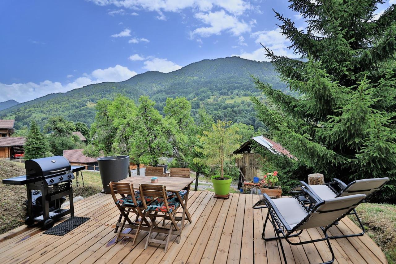 شقة Studio Du Coin - Vue Montagne, Au Calme, Terrasse - Aravistour Les Villards-sur-Thônes المظهر الخارجي الصورة