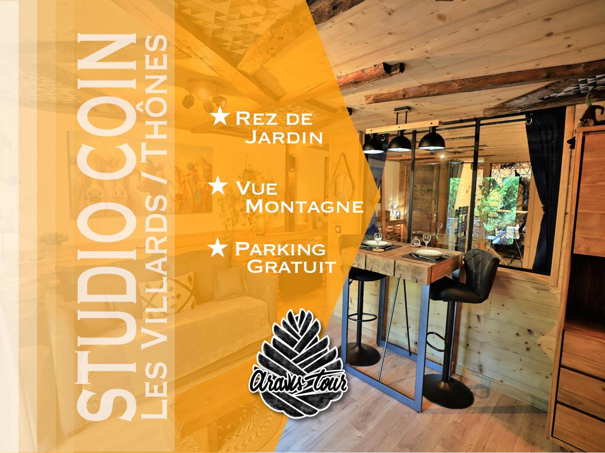 Studio Du Coin - Vue Montagne, Au Calme, Terrasse - Aravistour Les Villards-sur-Thônes المظهر الخارجي الصورة